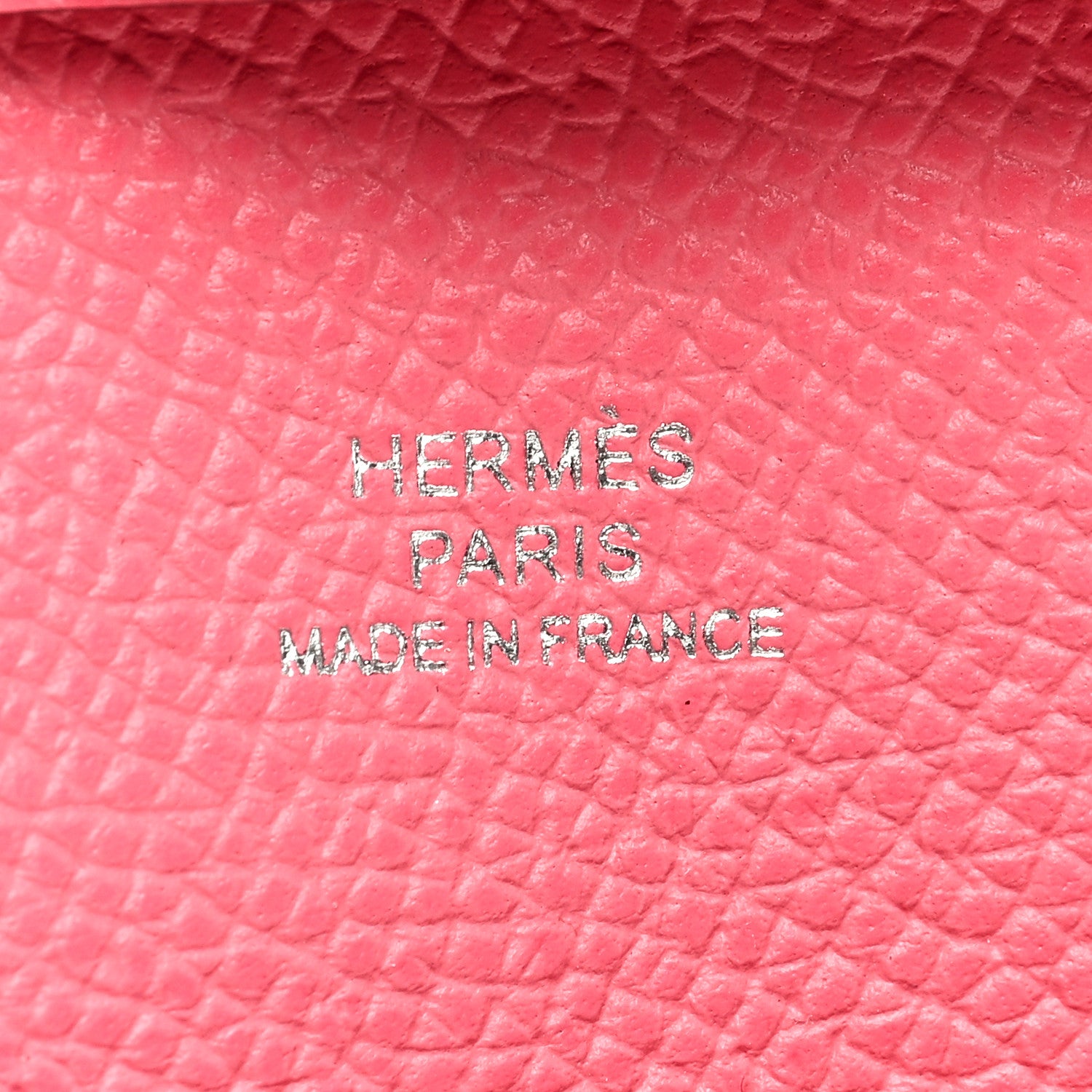 Hermes Epsom Bastia Coin Purse Rose Azalee 6 of 7