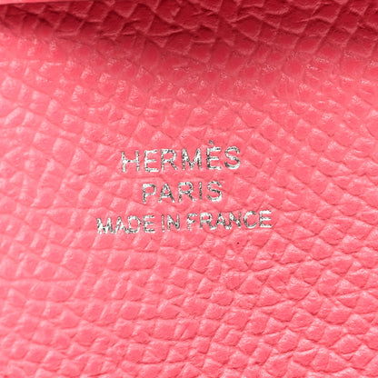 Hermes Epsom Bastia Coin Purse Rose Azalee 6 of 7