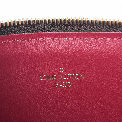 Louis Vuitton Monogram Felicie Chain Wallet Zippered Insert Fuchsia 6 of 6