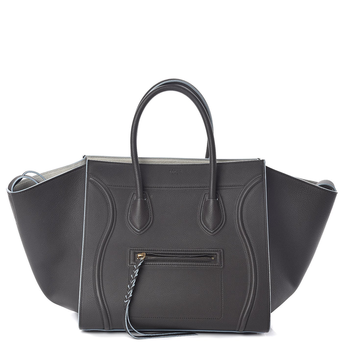 Baby Grained Calfskin Medium Phantom Luggage Anthracite