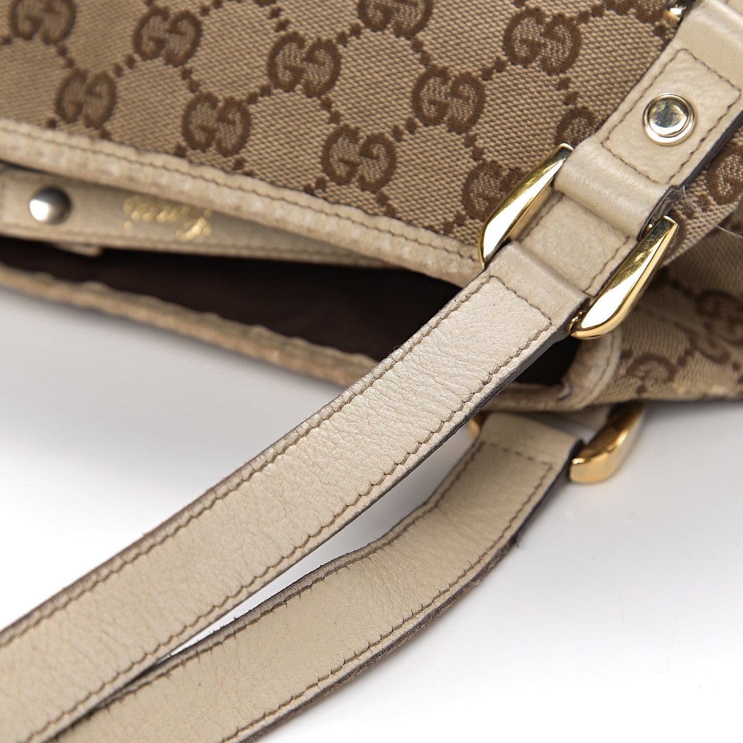 Gucci Monogram Medium Abbey Shoulder Bag Off White 11 of 17