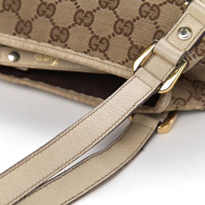 Gucci Monogram Medium Abbey Shoulder Bag Off White 11 of 17