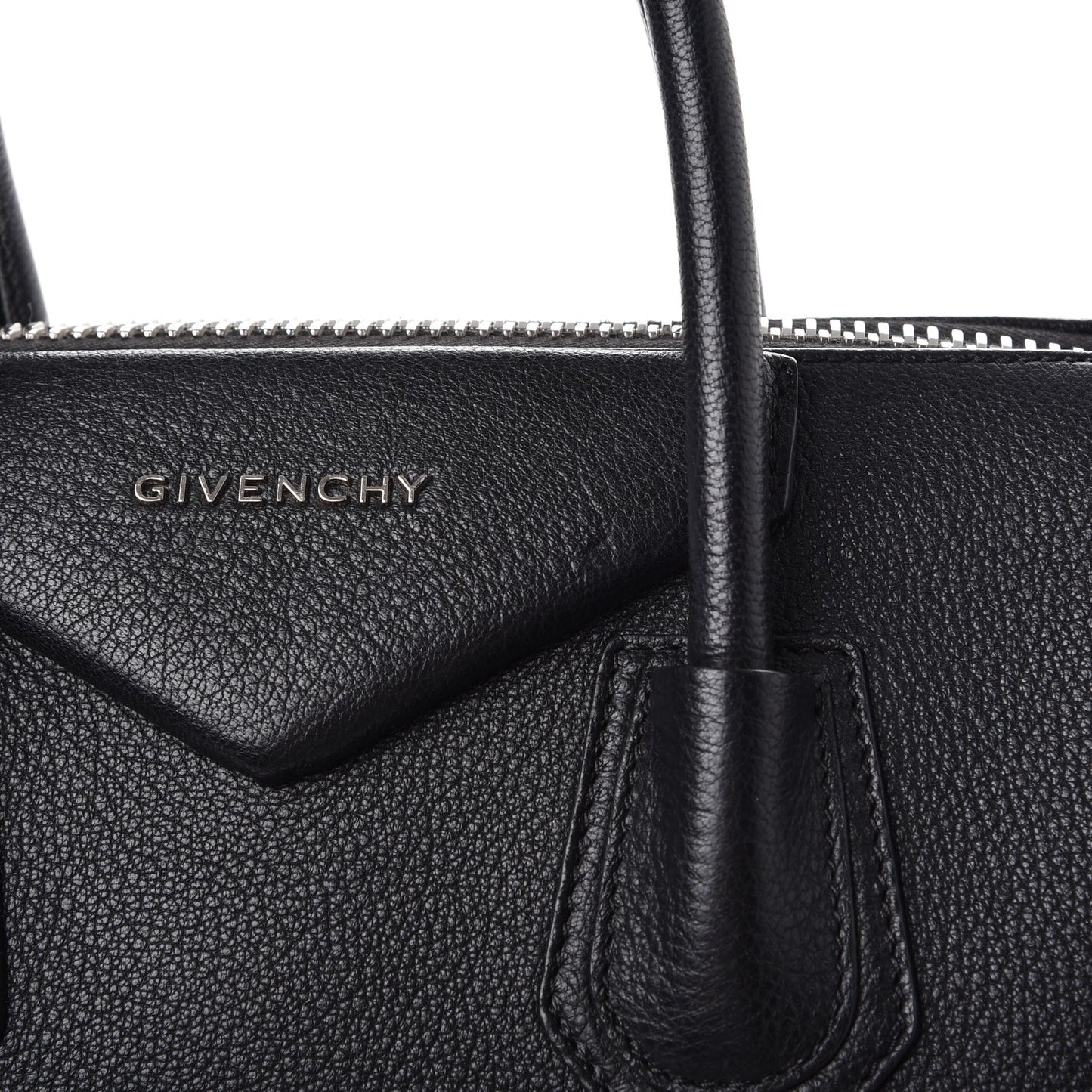 Sugar Goatskin Medium Antigona Black