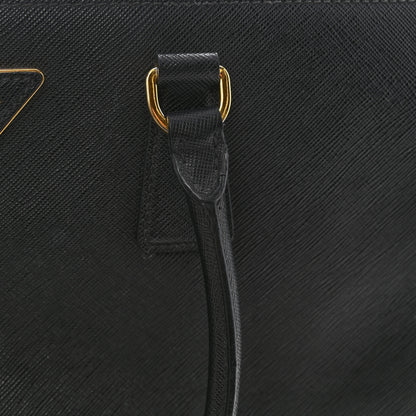 Prada Saffiano Lux Large Galleria Double Zip Tote Black 14 of 16