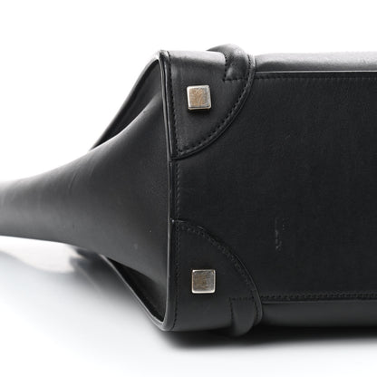Celine Smooth Calfskin Micro Luggage Black 7 of 11