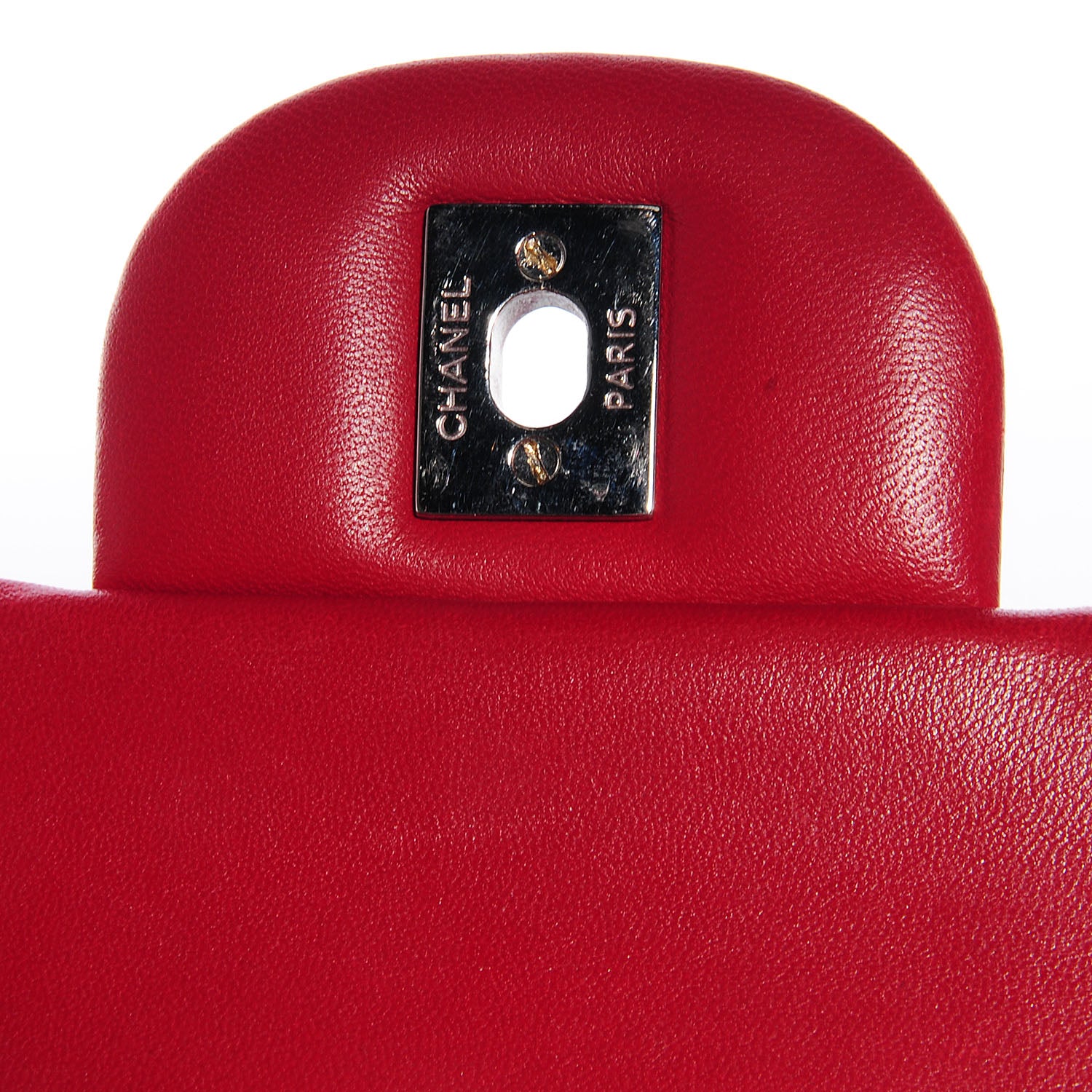 Chanel Lambskin Jumbo Double Flap Red 5 of 8