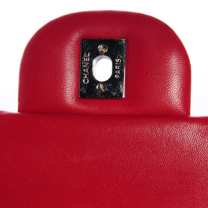 Chanel Lambskin Jumbo Double Flap Red 5 of 8