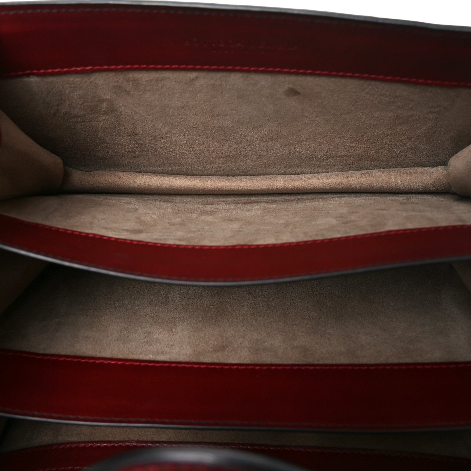 Bottega Veneta French Calfskin Intrecciato City Knot Bag Burgundy 5 of 9