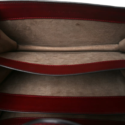 Bottega Veneta French Calfskin Intrecciato City Knot Bag Burgundy 5 of 9