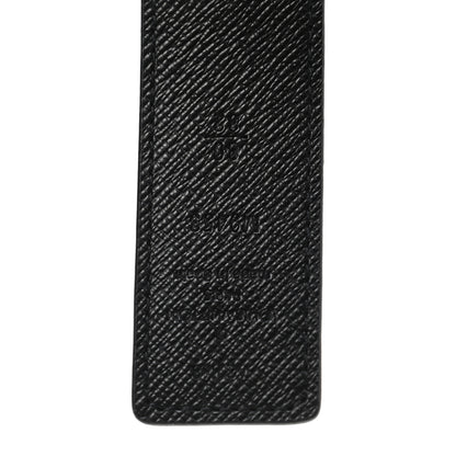 Louis Vuitton Calfskin Monogram 30mm LV Initiales Reversible Belt 80 32 Black 3 of 5