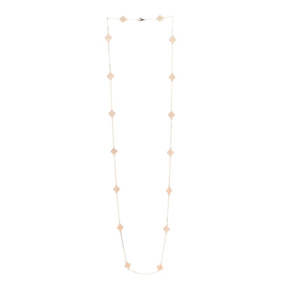 Van Cleef & Arpels 18K Rose Gold 16 Motifs Sweet Alhambra Necklace 3 of 7