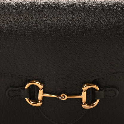 Gucci Calfskin Horsebit 1955 Shoulder Bag Black 7 of 9