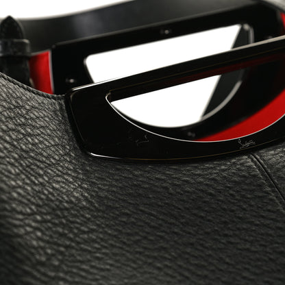 Christian Louboutin Grained Calfskin Passage Fringe Shopping Tote Black 13 of 13