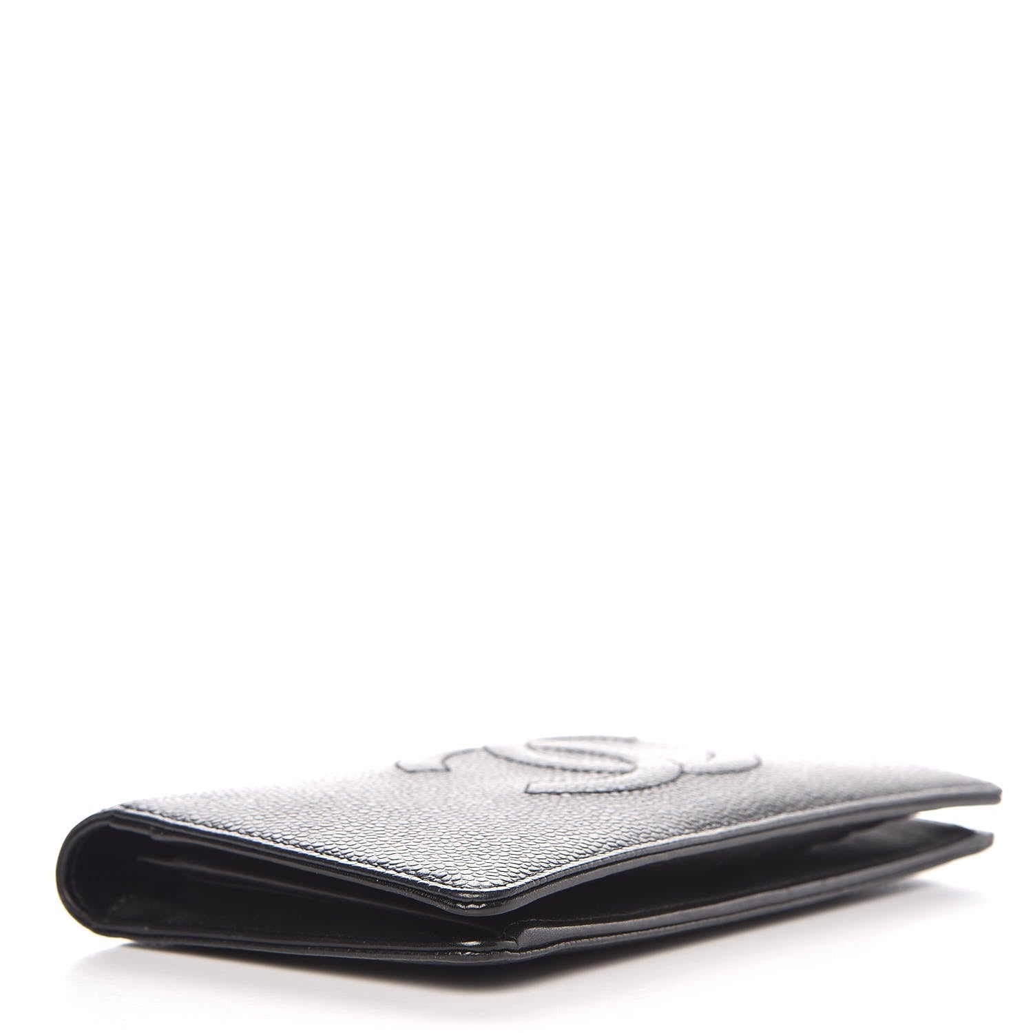 Chanel Caviar Timeless CC Yen Wallet Black 4 of 11