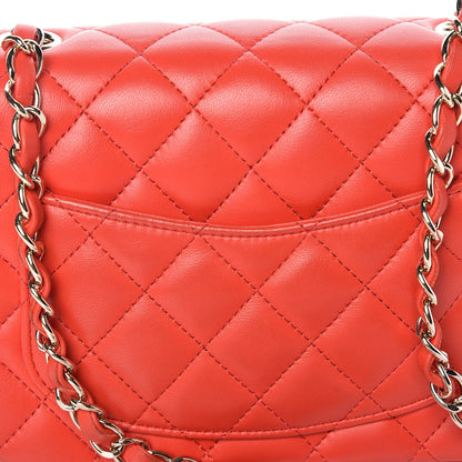 Chanel Lambskin Quilted Mini Square Flap Red 10 of 10