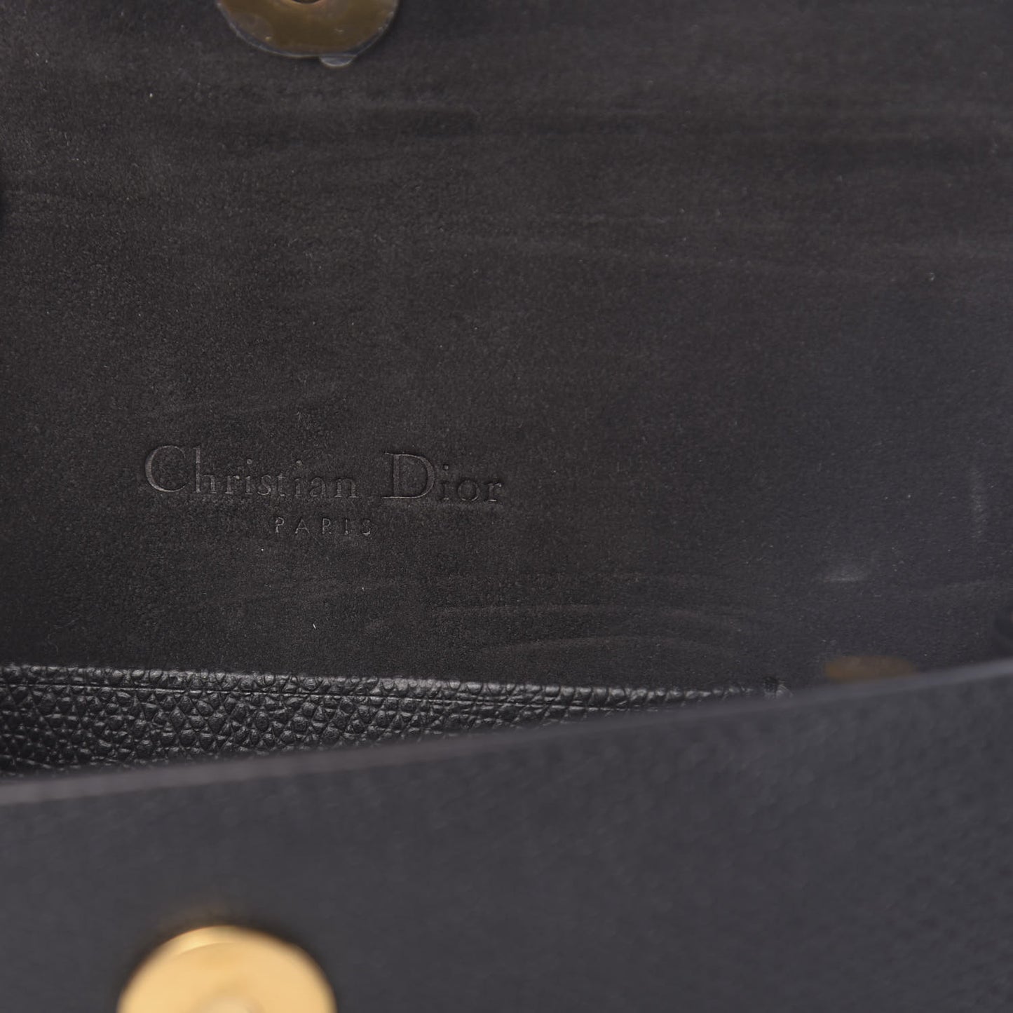 Grained Calfskin Saddle Belt Bag Black