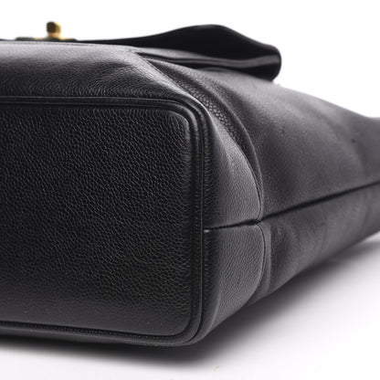 Chanel Caviar CC Tote Black 10 of 14