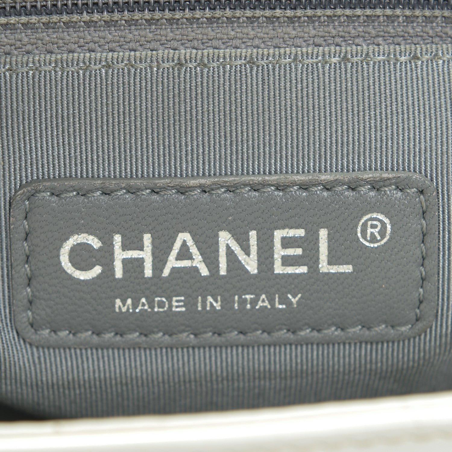 Chanel Glazed Calfskin Large Boy Flap White 6 of 7