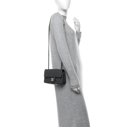 Chanel Lambskin Quilted Mini Rectangular Flap Dark Grey 2 of 11