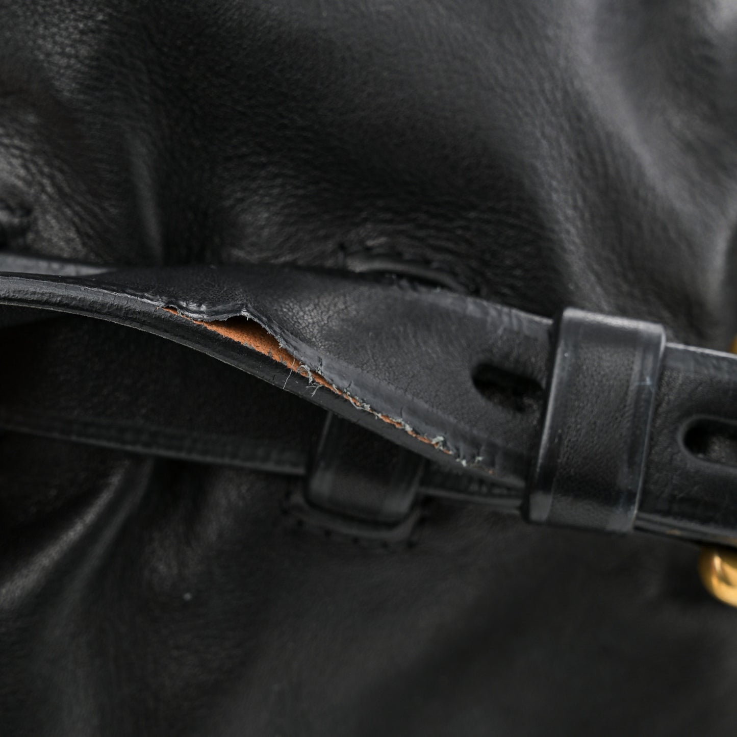 Vitello Soft Shopping Satchel Black