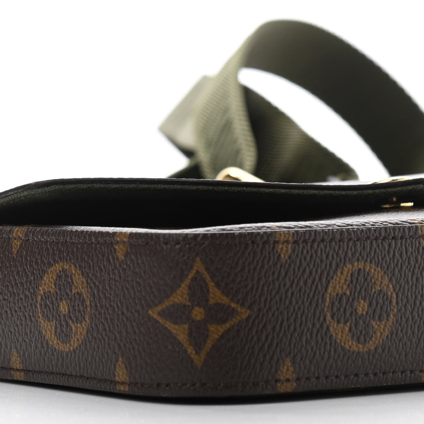 Monogram Felicie Strap & Go Kaki