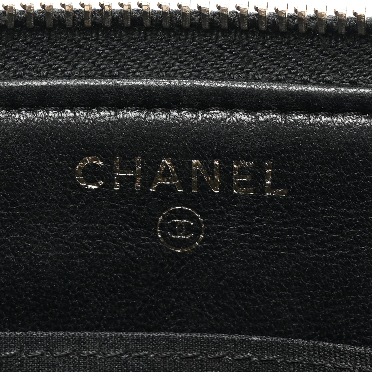 Chanel Lambskin Quilted Small Boy Zipped Pouch Black 8 of 15