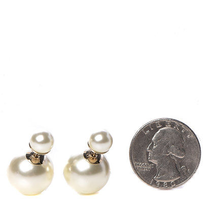 Christian Dior Pearl Mise En Dior Tribal Earrings 2 of 5