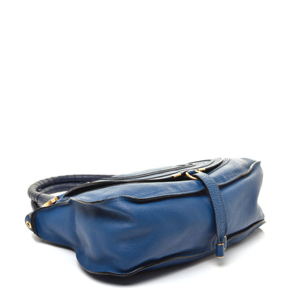 Chloe Calfskin Medium Marcie Satchel Factory Blue 4 of 8
