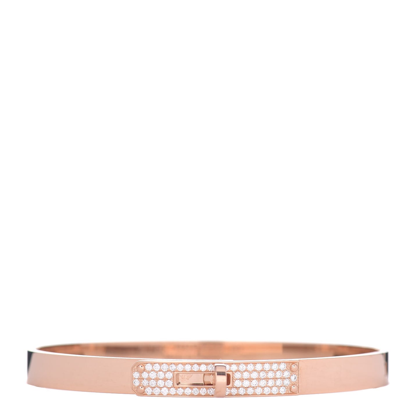18K Rose Gold Diamond PM Kelly Pave Bracelet SH