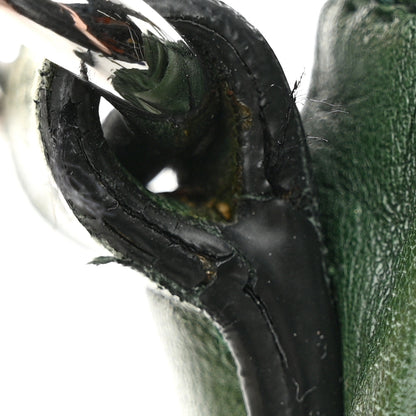 Prada Nappa Gaufre Double Zip Tote Green 14 of 17