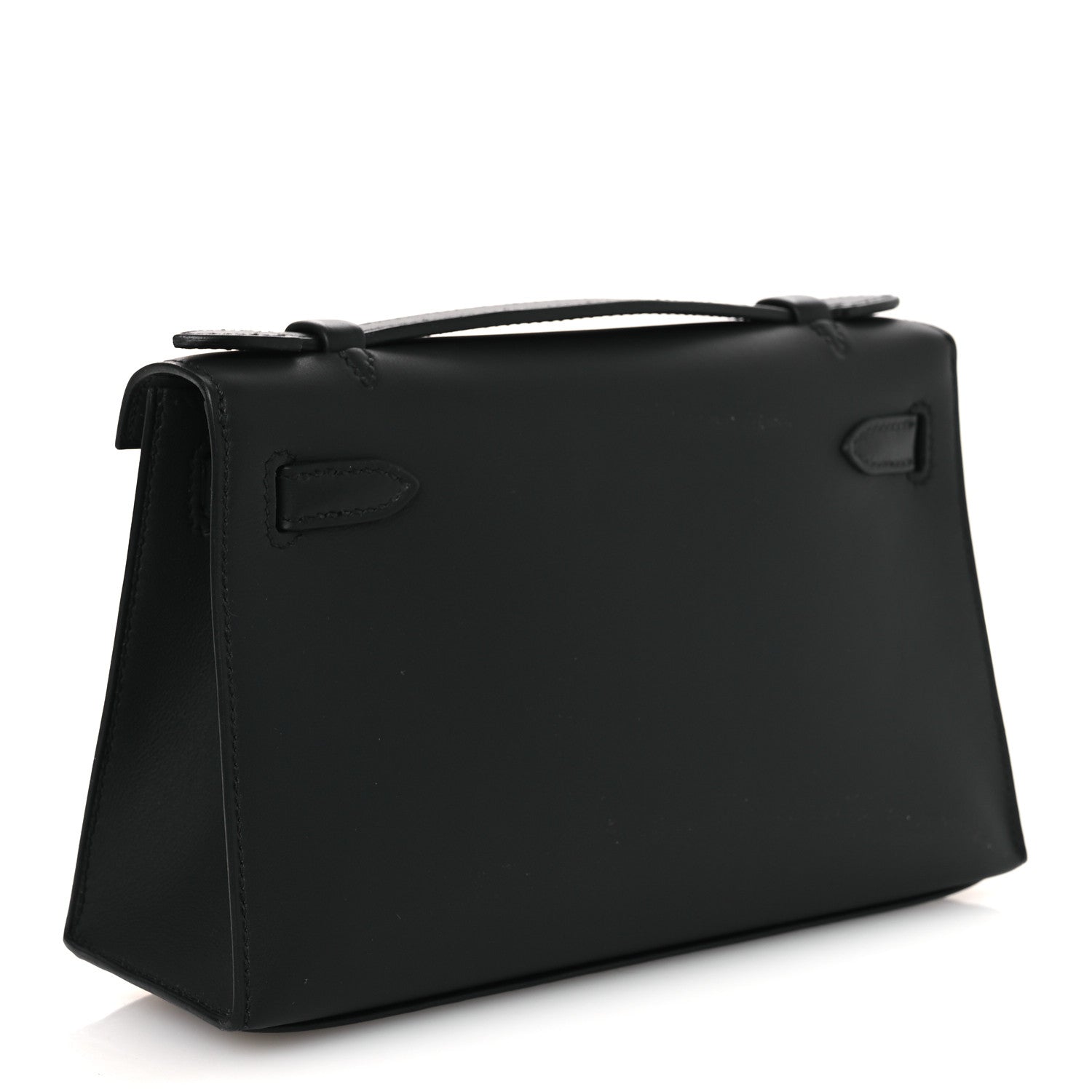 Hermes Swift Kelly Pochette Clutch Black 3 of 12