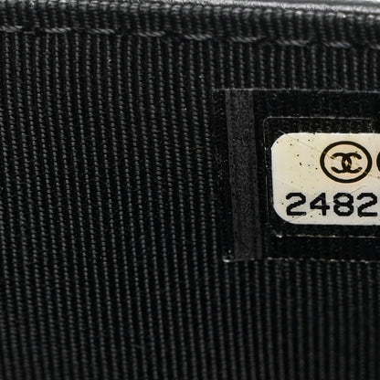Chanel Lambskin Quilted Wallet On Chain WOC Black 7 of 10