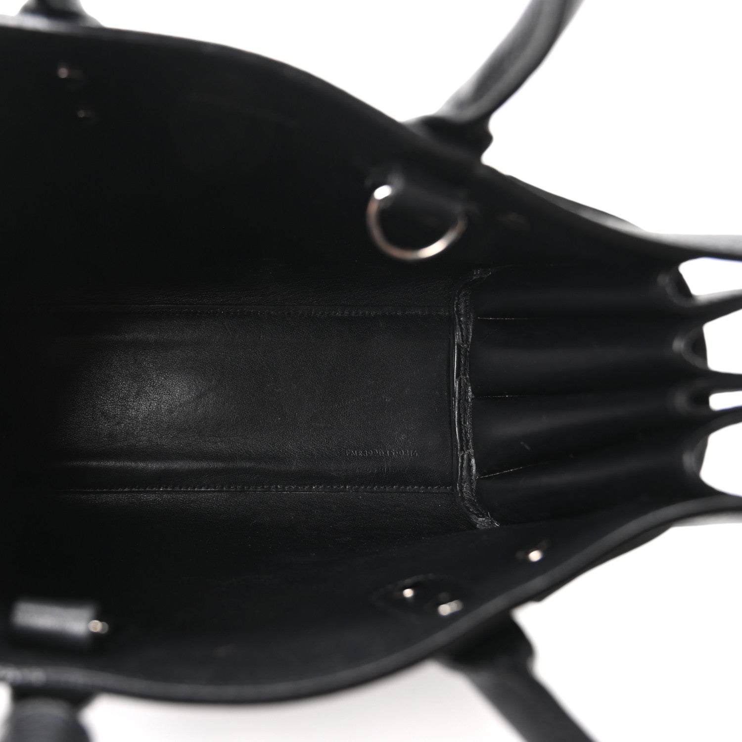 Saint Laurent Grained Calfskin Nano Sac De Jour Black 4 of 9