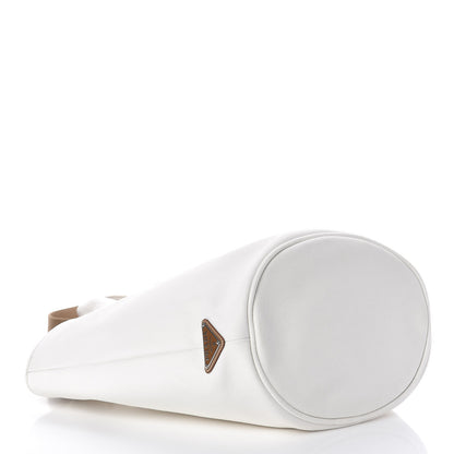 Prada Canapa Small Shopping Tote White 5 of 10