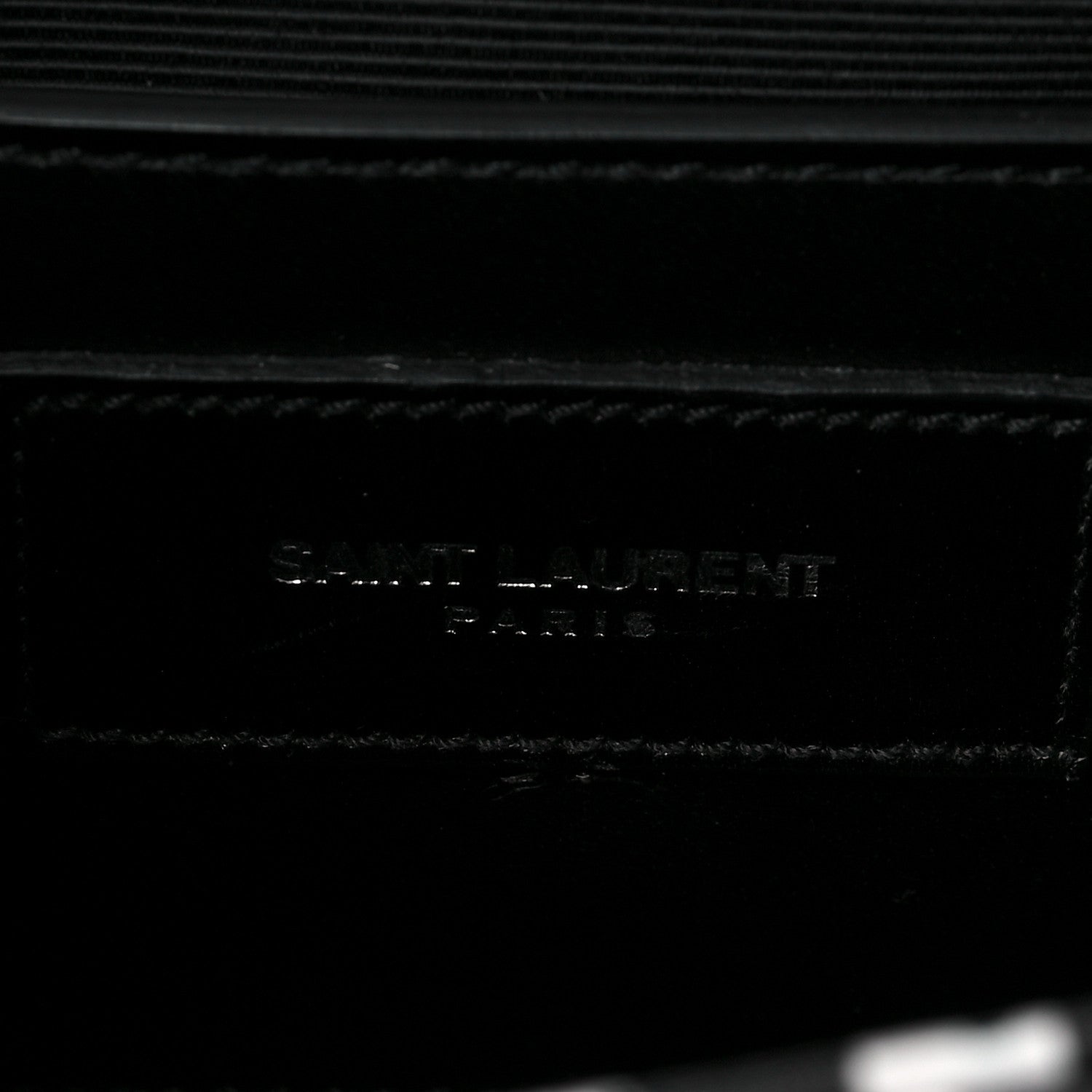 Saint Laurent Calfskin Leopard Small Monogram Kate Satchel White Black 5 of 6