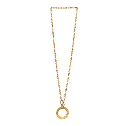 Chanel Loupe Magnifying Glass Necklace Gold 3 of 6