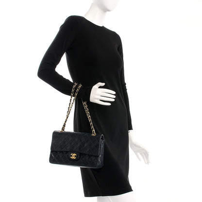 Chanel Lambskin Quilted Medium Double Flap Navy 3 of 13