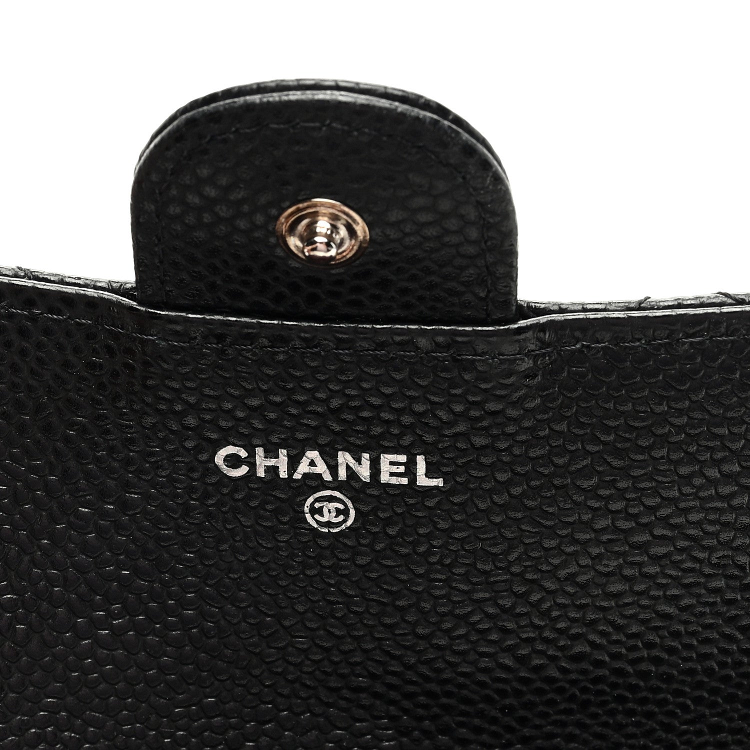 Chanel Caviar Quilted Large Flap Wallet Black 6 of 7