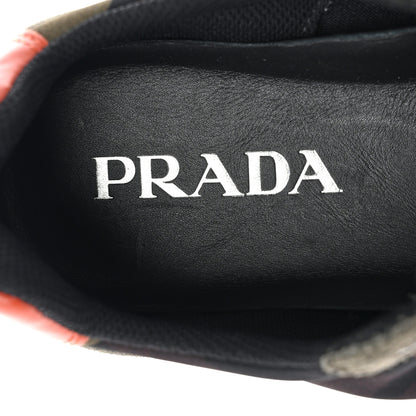 Prada Suede Calzature Scamosciato Logo Womens Low Top Sneakers 36.5 Mimetico 7 of 11