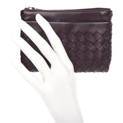 Bottega Veneta Nappa Intrecciato Key Holder Aubergine 2 of 6