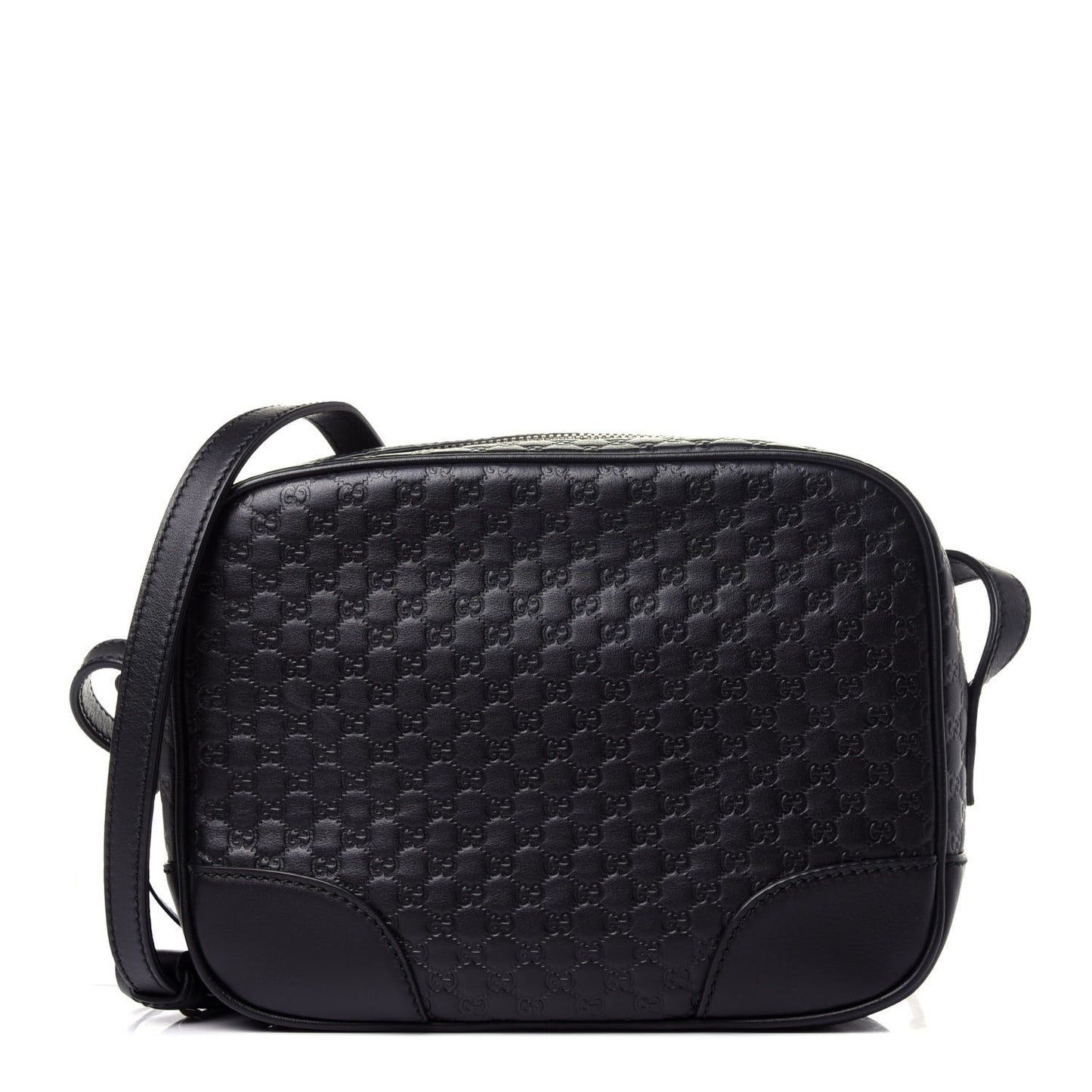 Microguccissima Mini Bree Messenger Bag Black