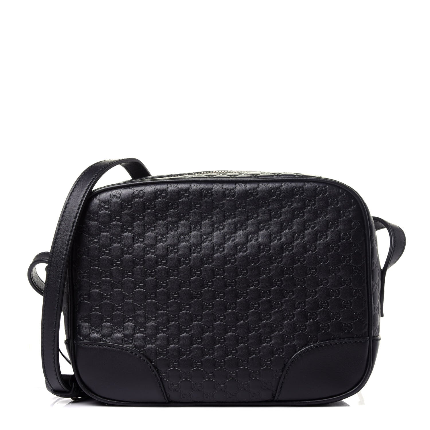 Gucci Microguccissima Mini Bree Messenger Bag Black 1 of 10