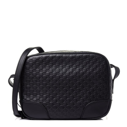 Gucci Microguccissima Mini Bree Messenger Bag Black 1 of 10