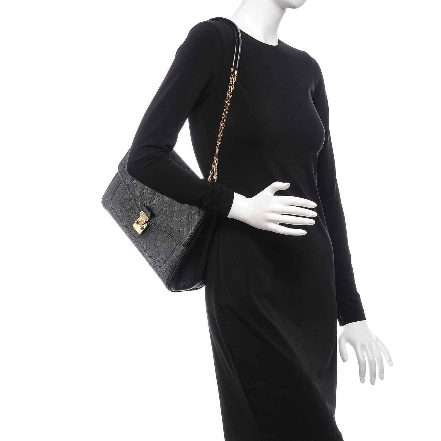 Louis Vuitton Empreinte Saint Germain MM Black 2 of 8