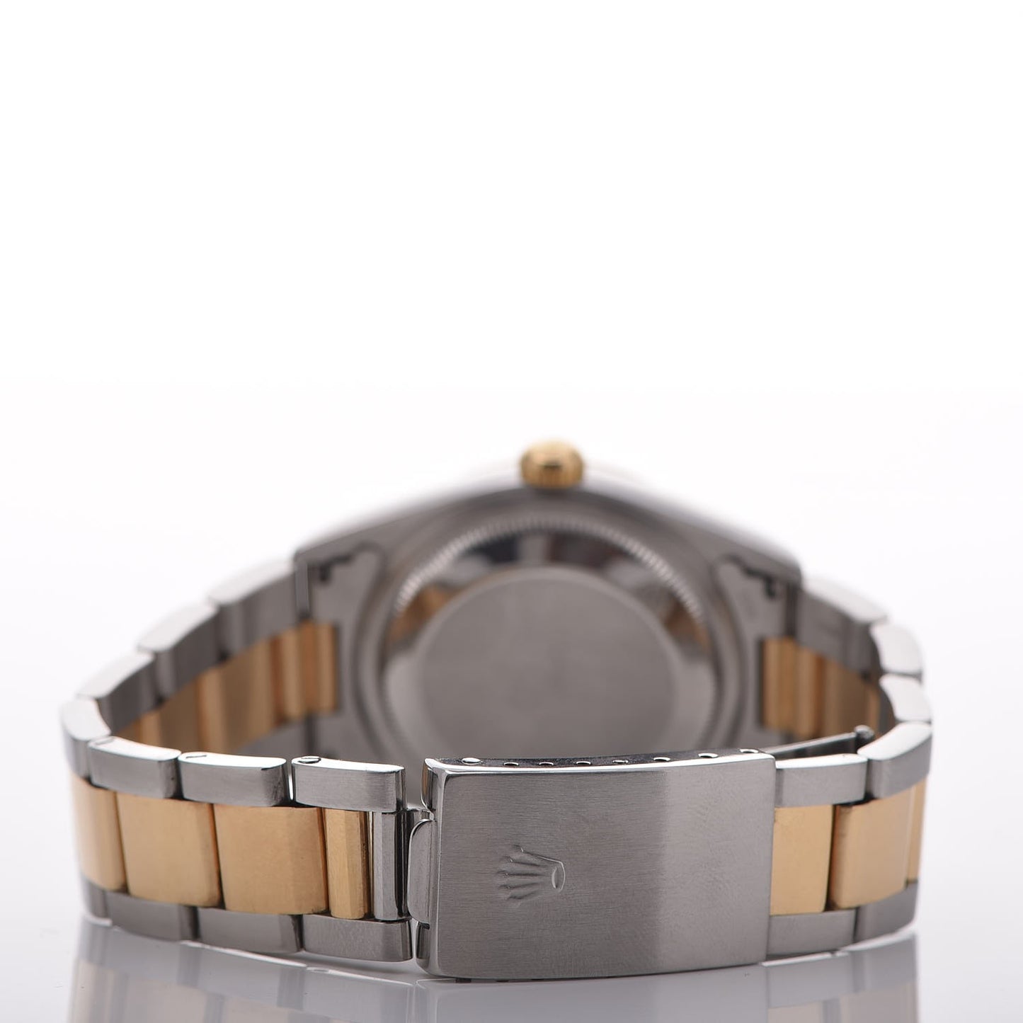 Stainless Steel 18K Yellow Gold 36mm Oyster Perpetual Datejust Watch Champagne 16233