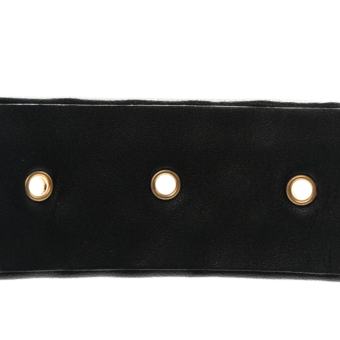 Lambskin Studded CC Chain Belt 80 32 Black