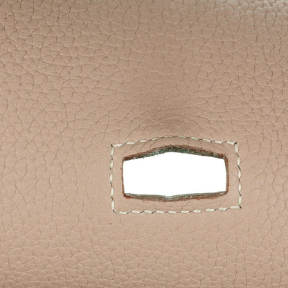 Hermes Taurillon Clemence Eclat Jypsiere 34 Menthe Etoupe 16 of 17
