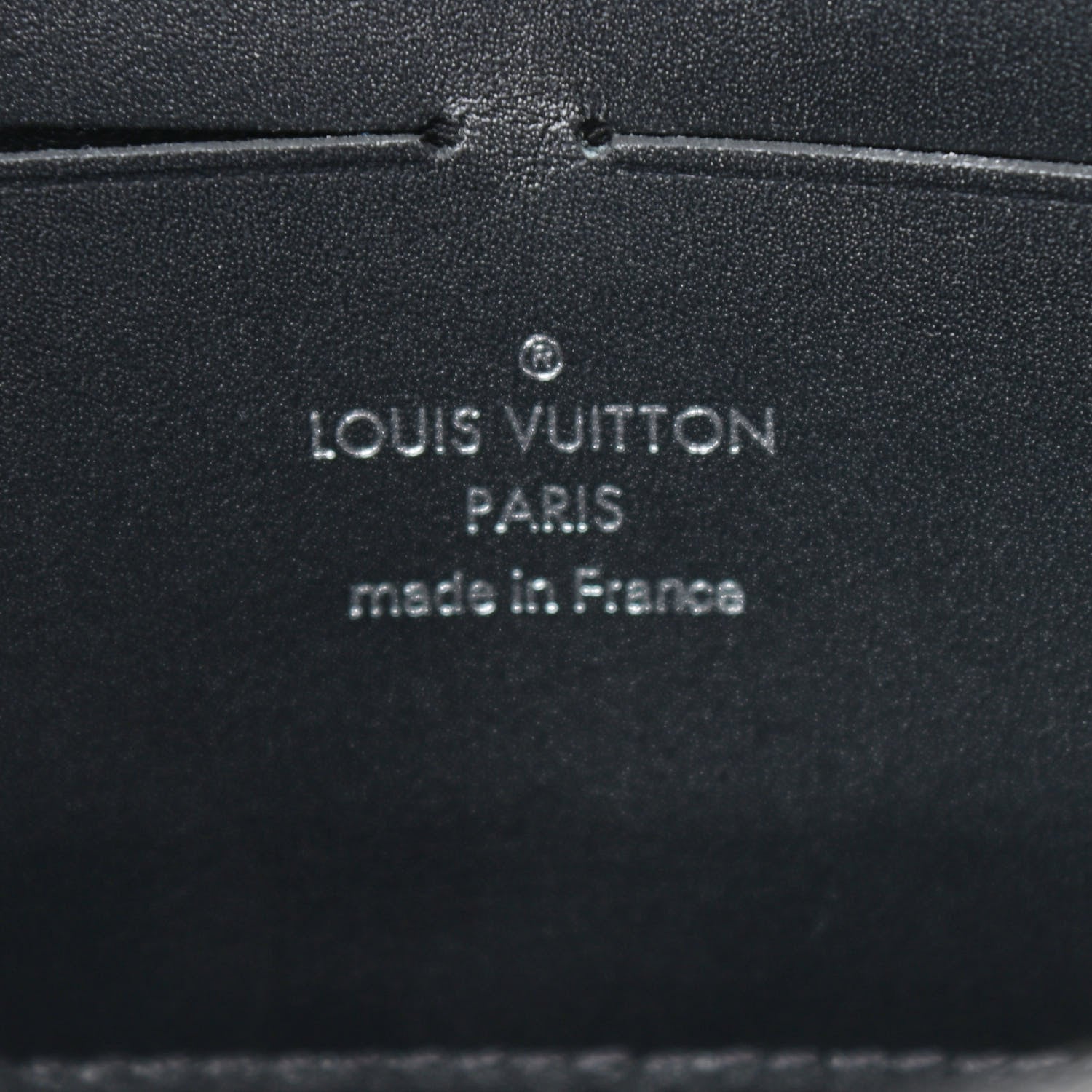 Louis Vuitton Calfskin Splash Print Twist Chain Wallet Black 6 of 10