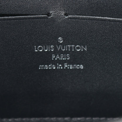 Louis Vuitton Calfskin Splash Print Twist Chain Wallet Black 6 of 10