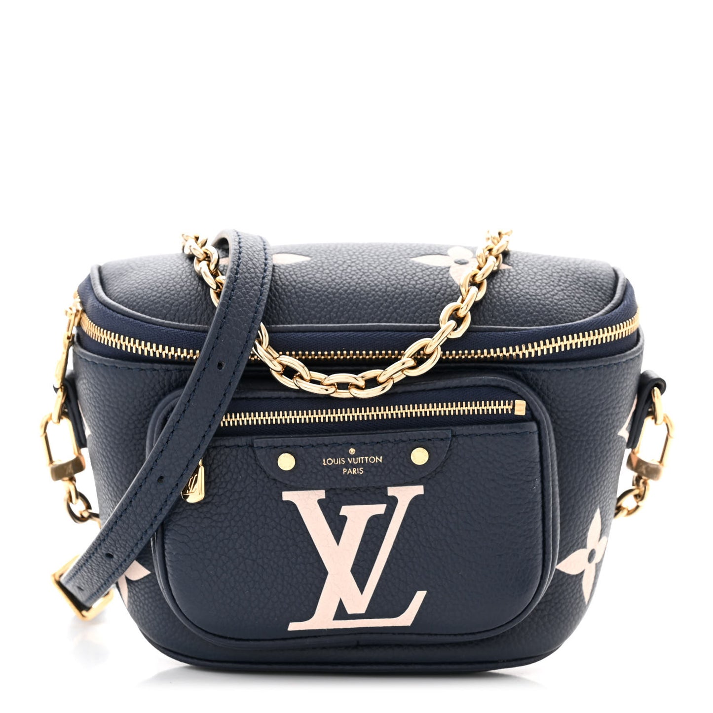 Empreinte Monogram Giant Mini By The Pool Bumbag Blue Beige